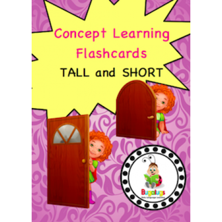 Adjective Flashcards - Tall and Short